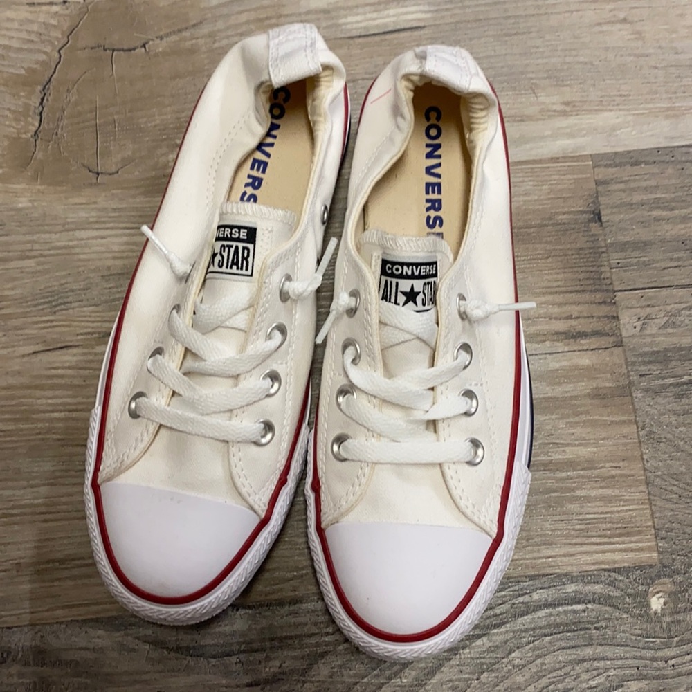 White converse size 8
